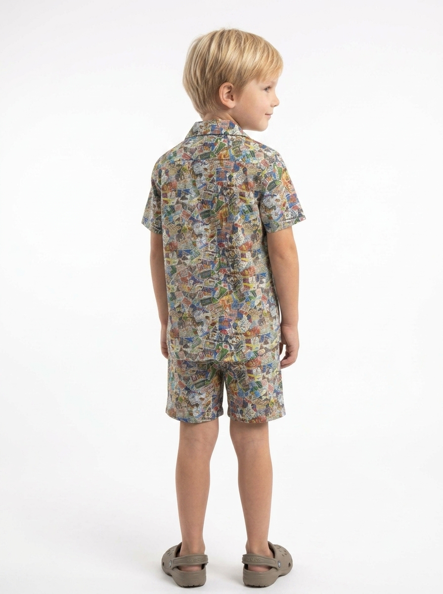 Prints Multi Color Kids Italian Casual Wear