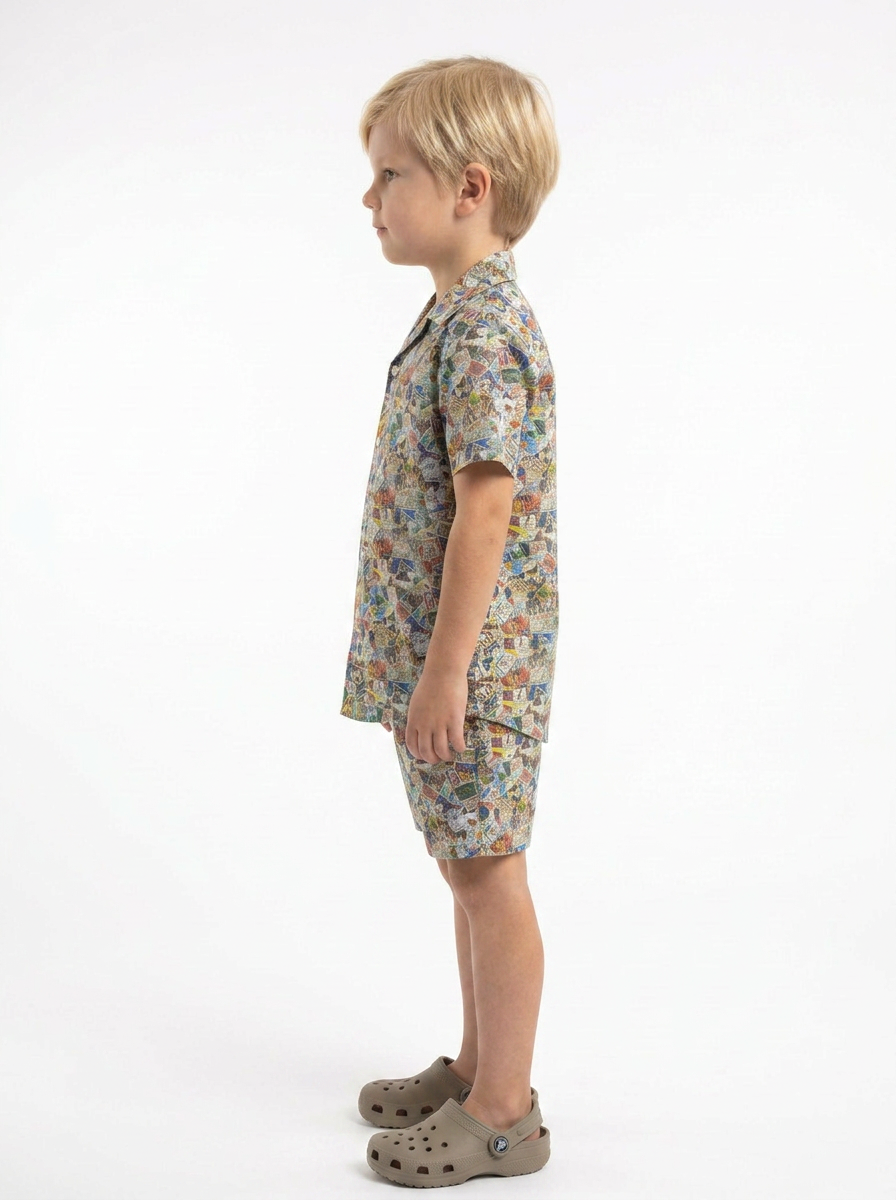 Prints Multi Color Kids Italian Casual Wear