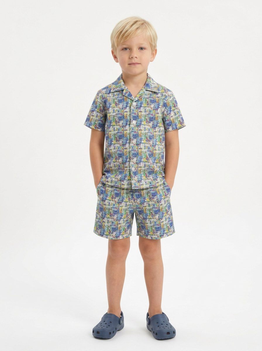 Prints Multi Color Kids Italian Casual Wear