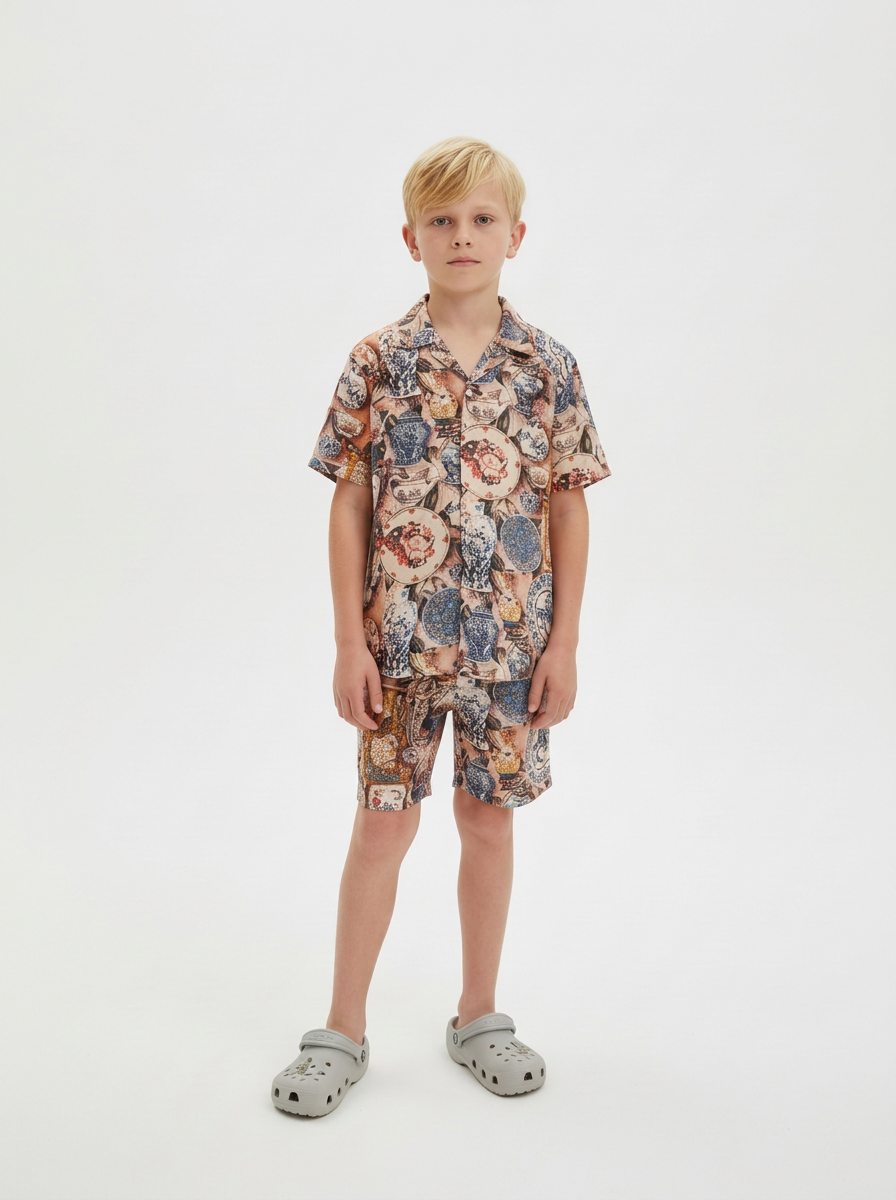 Prints Multi Color Kids Italian Casual Wear