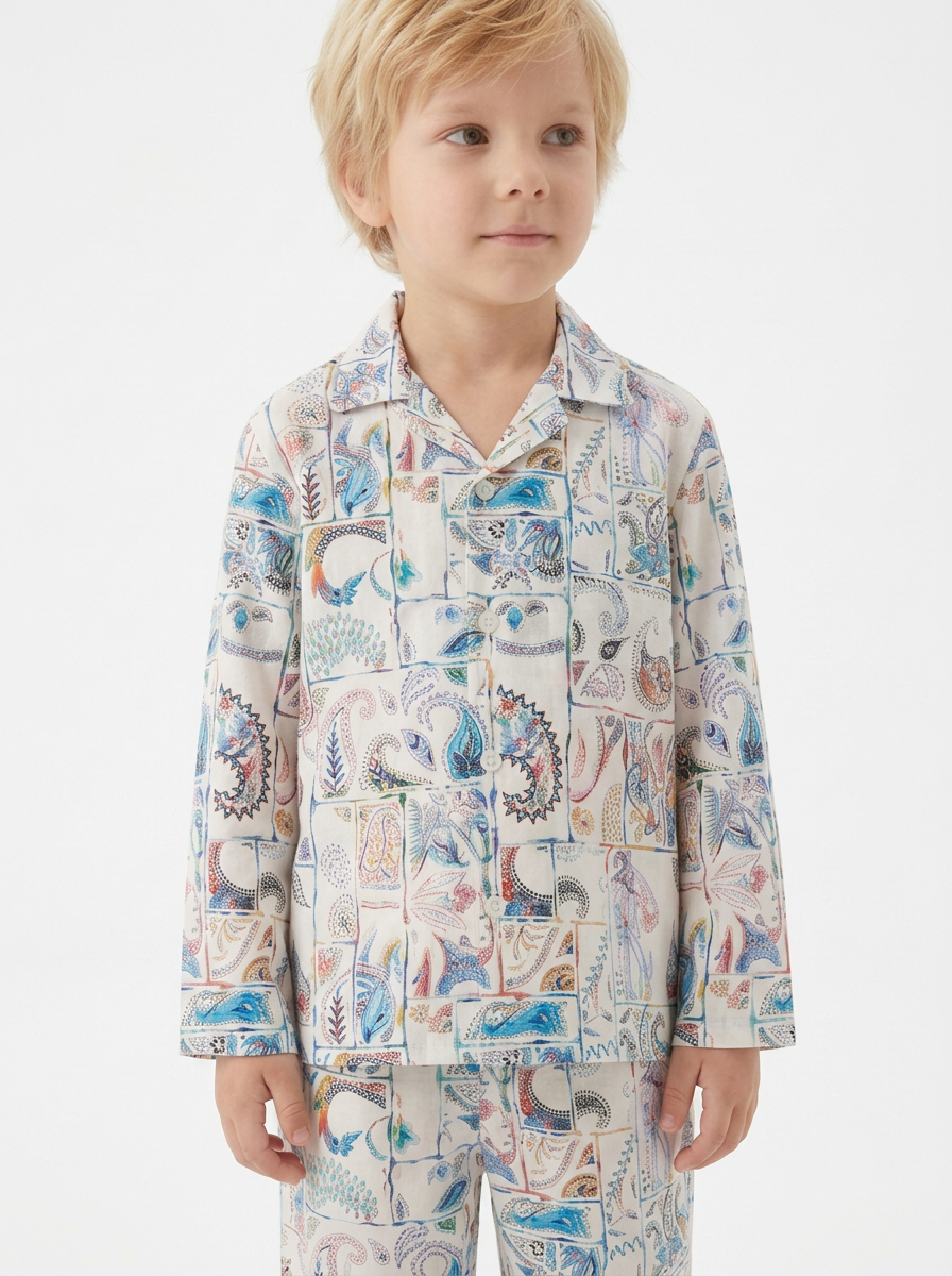 Prints Multi Color Kids Italian Casual Wear