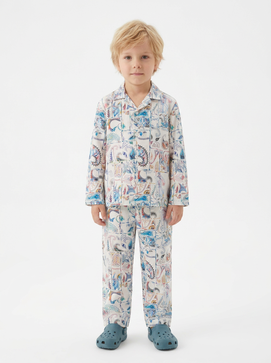 Prints Multi Color Kids Italian Casual Wear